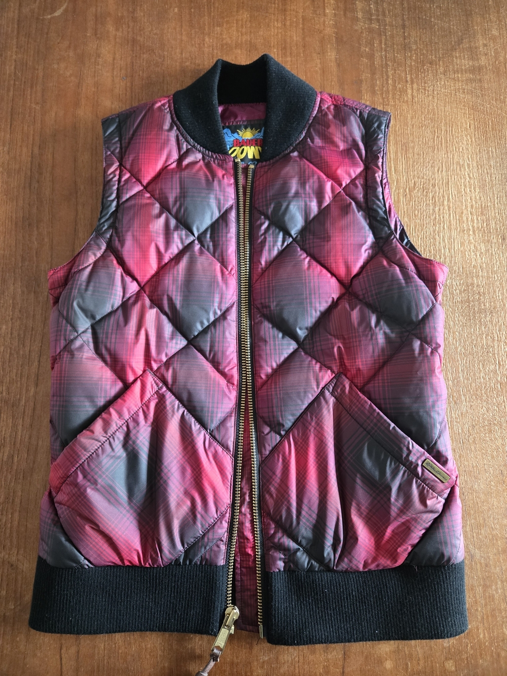 Eddie Bauer 100% Down-Filled Quilted Ombre Vest